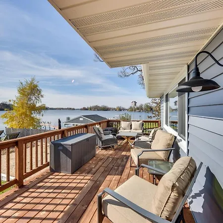 Lakefront Fox Lake Home With Furnished Deck!